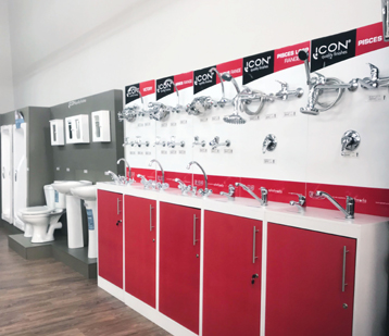 Taps and Toilets Displays